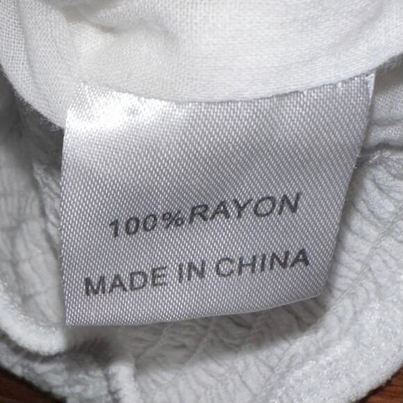 Princess Polly Darshan Cropped Cinched White Milkmaid Top Size 0 - Picture 7 of 14